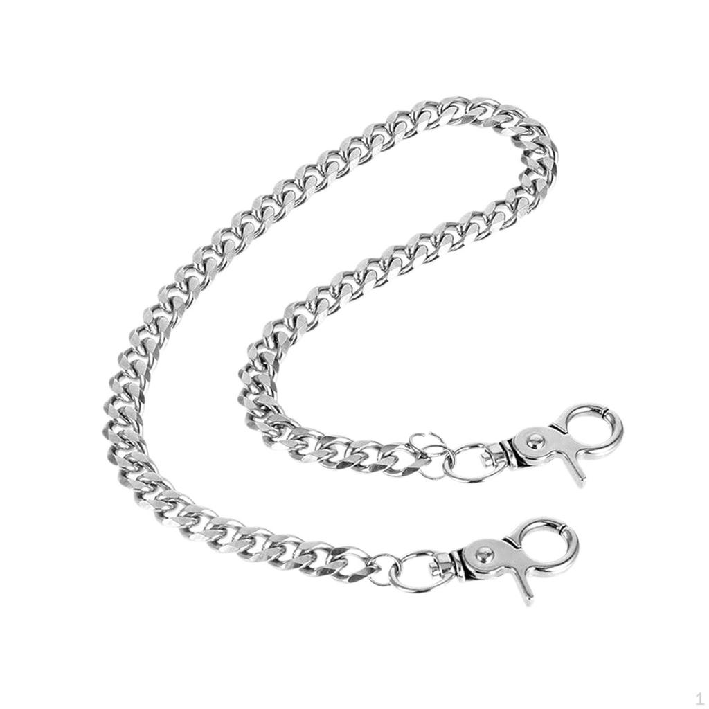 Pants Chain Design 30cm Long Pocket for Travel Bikers Parties Dancers