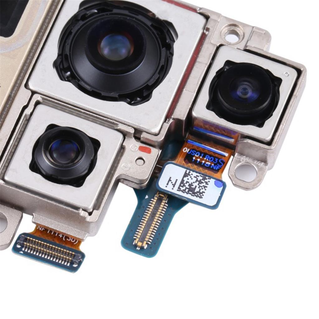 AA58 For Samsung Galaxy S21 Ultra 5G SM-G998B Camera Set Telephoto + Depth + Wide + Rear Main Camera Parts Replacement