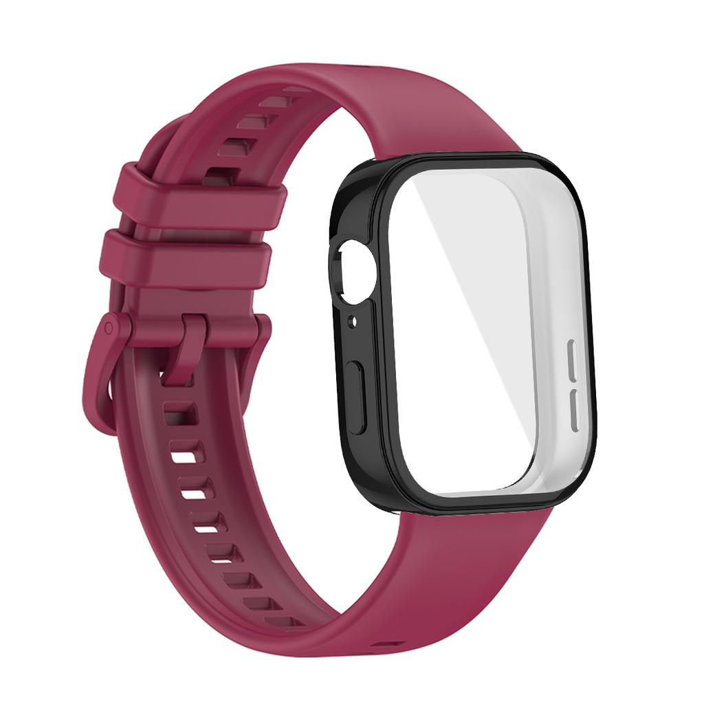 Für Huawei Watch Fit 3 Armband Weiches Silikon Sportuhrband + TPU Weiche Hülle Atmungsaktives Smartwatch Armband Für Huawei Fit3 Correa