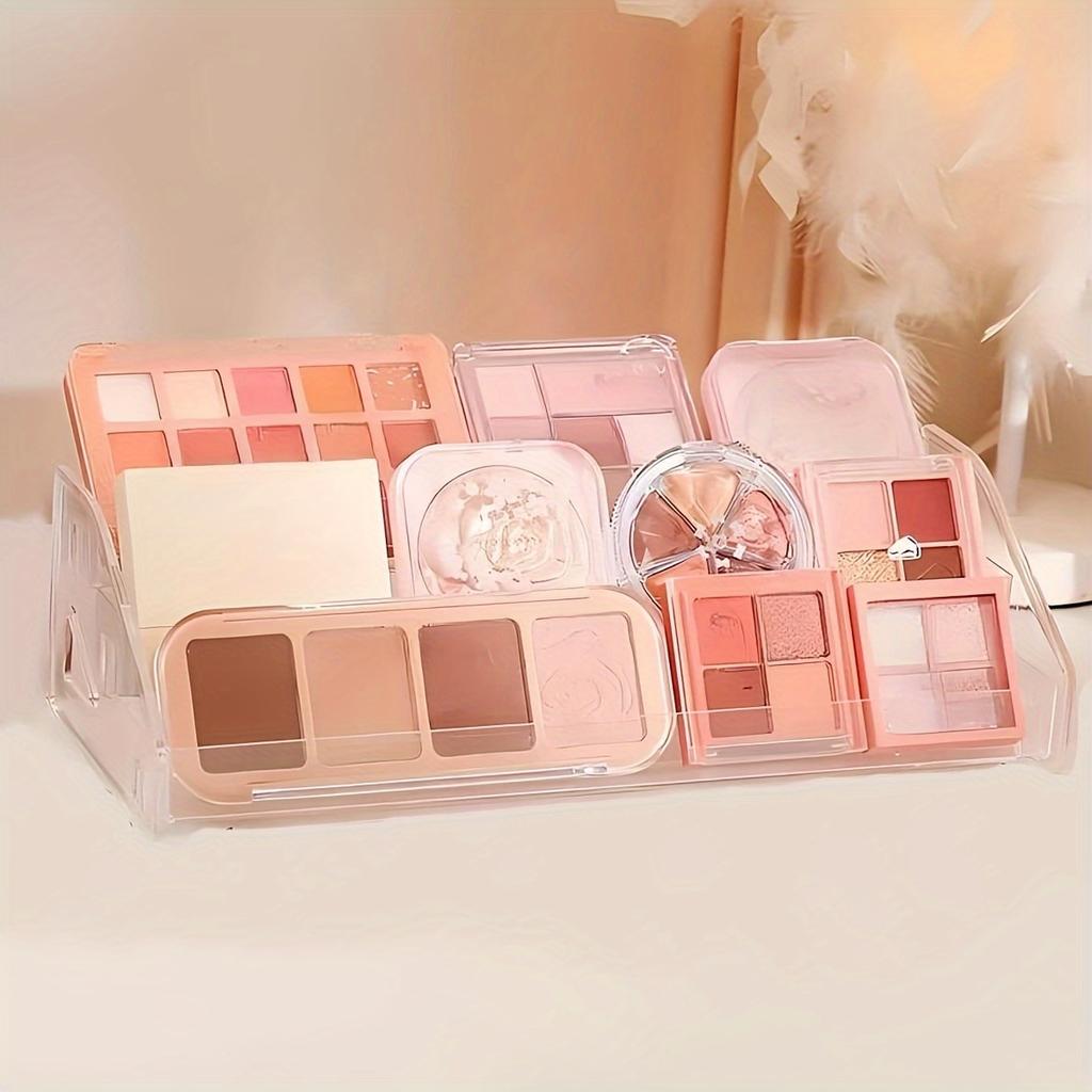 Acrylic Nail Polish Rack, Transparent Cosmetic Organizer, Lipstick Display Stand, Multi-tier Desktop Makeup Storage Box for Nail