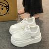 Cabelo liso verão novos sapatos esportivos design de nicho mostra sapatos de sola alta grossa