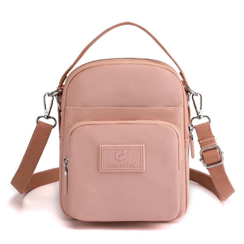 Schultertasche Damen neuer Modetrend Outdoor-Freizeit Handy-Tasche Schlüssel-Wechselgeldtasche spritzwasserabweisende Nylontasche