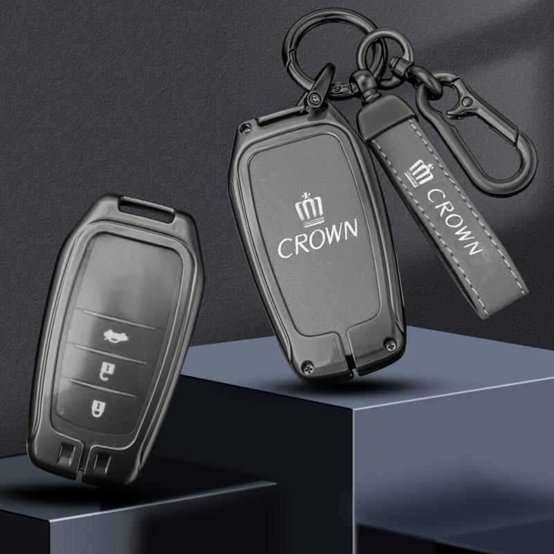 Car Key Case Fob Cover Shell Auto Accessories For Toyota CHR Hilux Fortuner Land Cruiser 200 Camry Corolla Crown RAV4 Highland