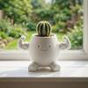 Show Muscle Style Plant Pots 3D Printed Desktop Organizer Cute Small Flower Pot Office