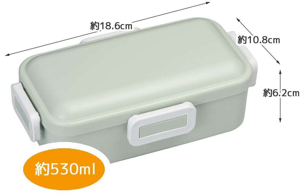 Skater Bento Single Made In for with Locking for Dishwasher and Microwave Dark Box, 530ml, Tier, Japan, Women, 4-Point Leak-Resistant Storage, Safe,