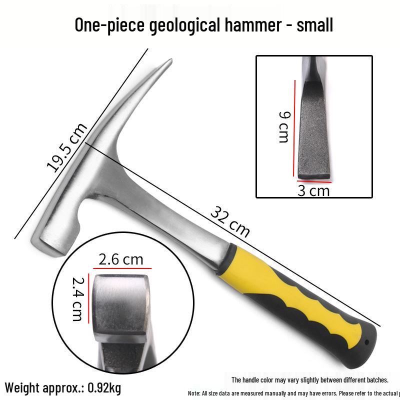 Carbon Steel Claw Hammer with Fiber, Wood & Rubber-Coated Iron Handles