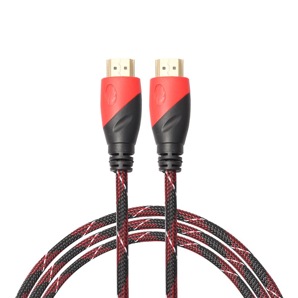 5.0M Braided HDMI Cable V1.4 AV HD 3D for PS3 Xbox HDTV 1080P