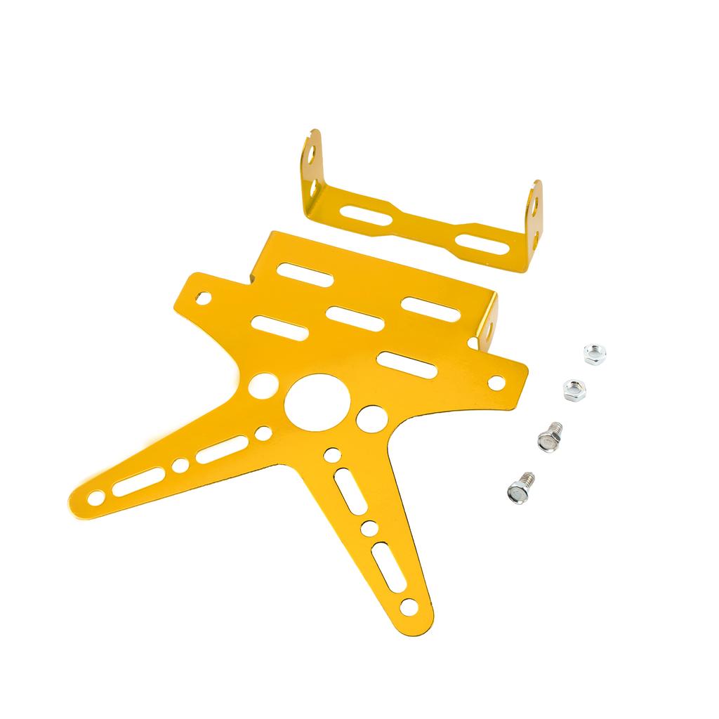 Motocross License Plate Holder Mount Bracket Universal Motorcycle Aluminum Alloy Adjusted Registration Number Plate Cover