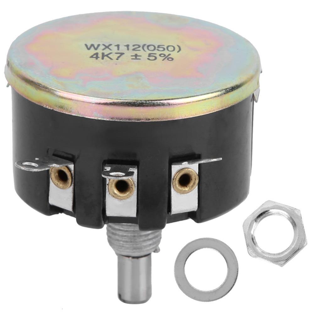 

Wx112(050) 4.7k Potentiometer Single Circle Turn Wire Wx112 Industrial Use WX112(050) 4K7