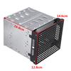 5 Slot 3.5 pollici SATA SAS Gabbia Rack per Hard Disk Vasso Caddy con Spazio per Ventola