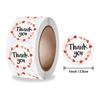 500pcs Pink Paper Label Stickers Foil Thank You Wedding Stickers Scrapbooking 1inch Envelope Seals Handmade Stationery Sticker