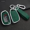 Zinc Alloy + Leather Car Key Case For Hyundai Ix25 Ix35 I10 I20 Solaris Tucson Sonata Santa Sport Elantra Creta Verna -