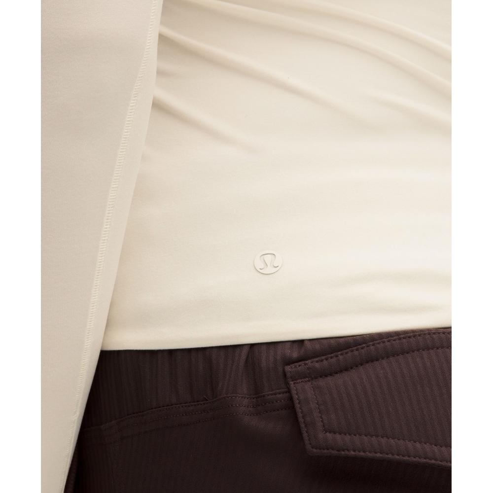 Lululemon Wundermost Ultra Soft Nulu Square Neck Long Sleeve Shirt Coconut Ivory