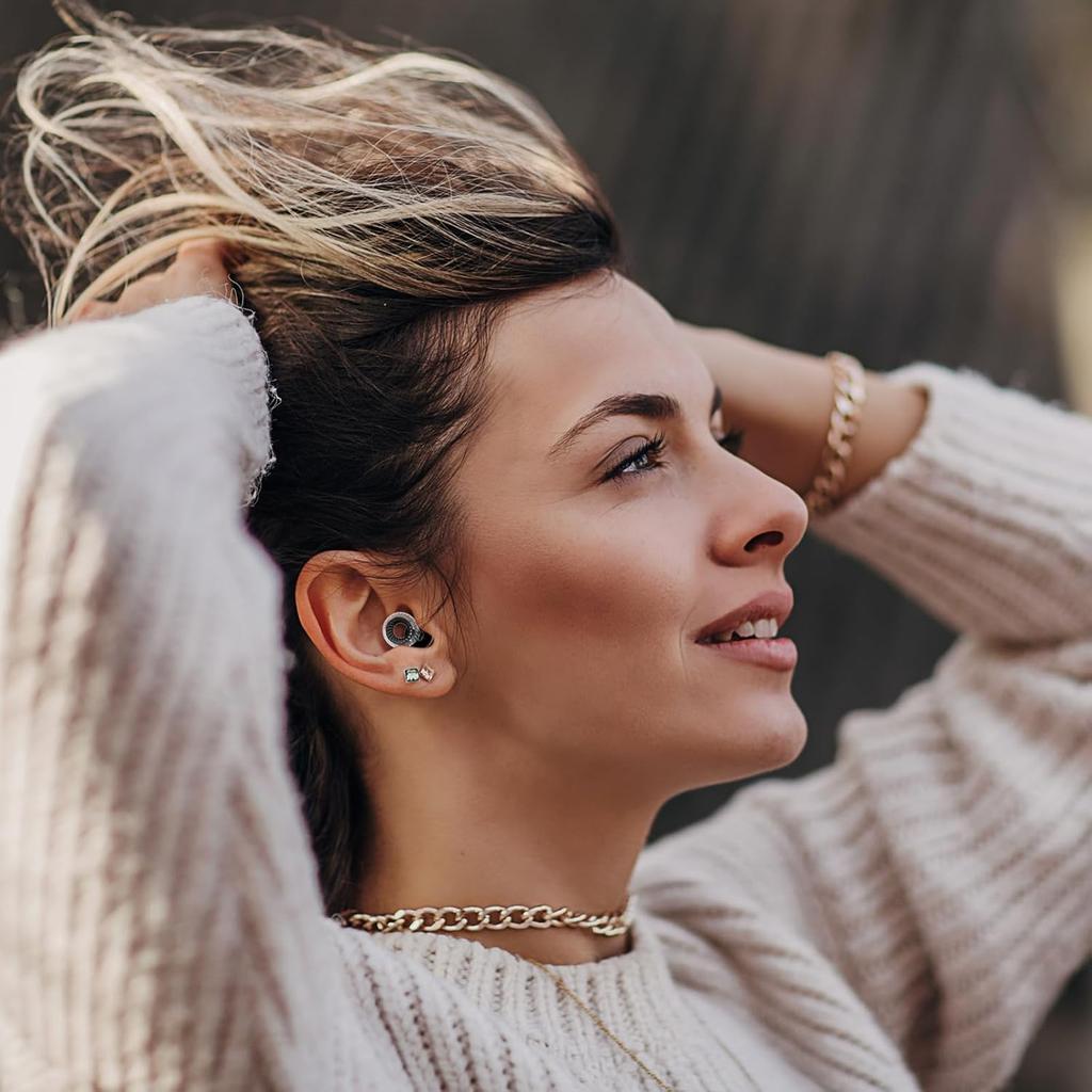 Concert Ear Plugs, Yawsoy High Fidelity Noise Cancelling Ear Plugs, Reusable Ear Plugs for Musicians, Raves, Focus and Sleep, 20dB Noise Reduction &