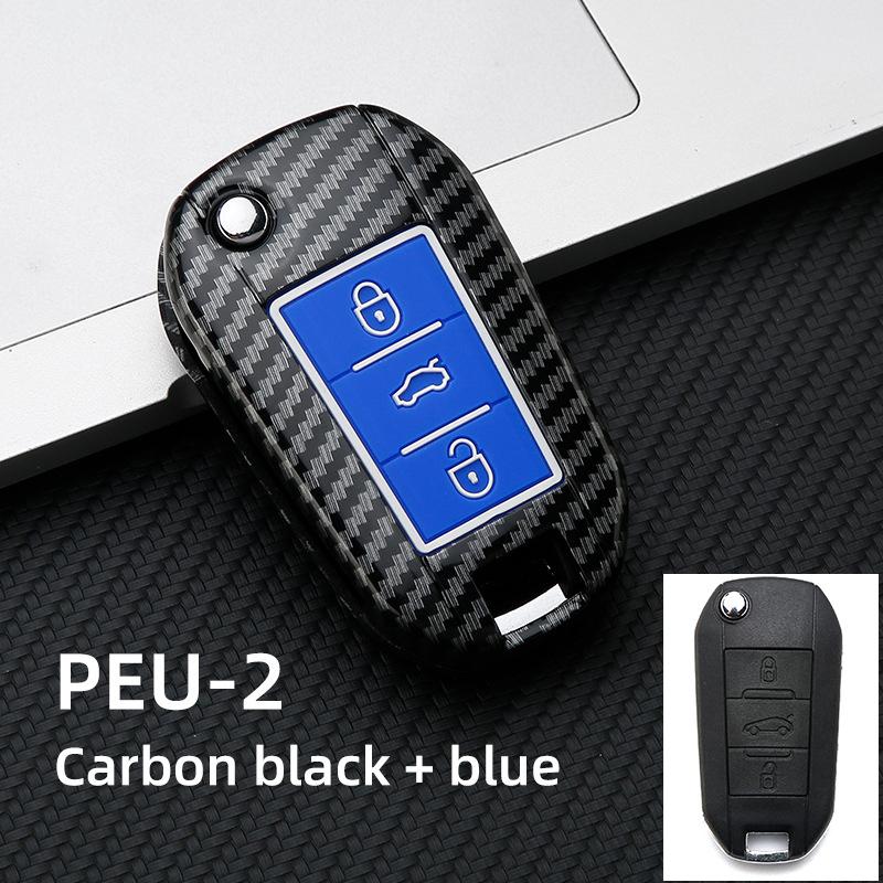 

Abs Carbon Car Key Case Remote Cover For Peugeot 208 308 T9 508 2008 For Citroen C4 For Opel Corsa Crossland X Auto Accessories
