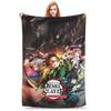 Super Soft Slayers Kimetsu Yaiba Manga Throw Blanket Premium Fleece Lightweight Bed Blanket Cozy Plush Blankets All Season Use