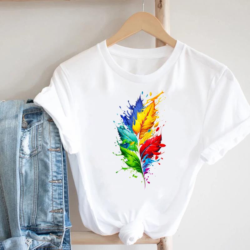 (Asian Size) Lady Female Top Graphic Short Sleeve T-shirts Printed Fashion letter love Clothing Women Casual T Shirt Tee