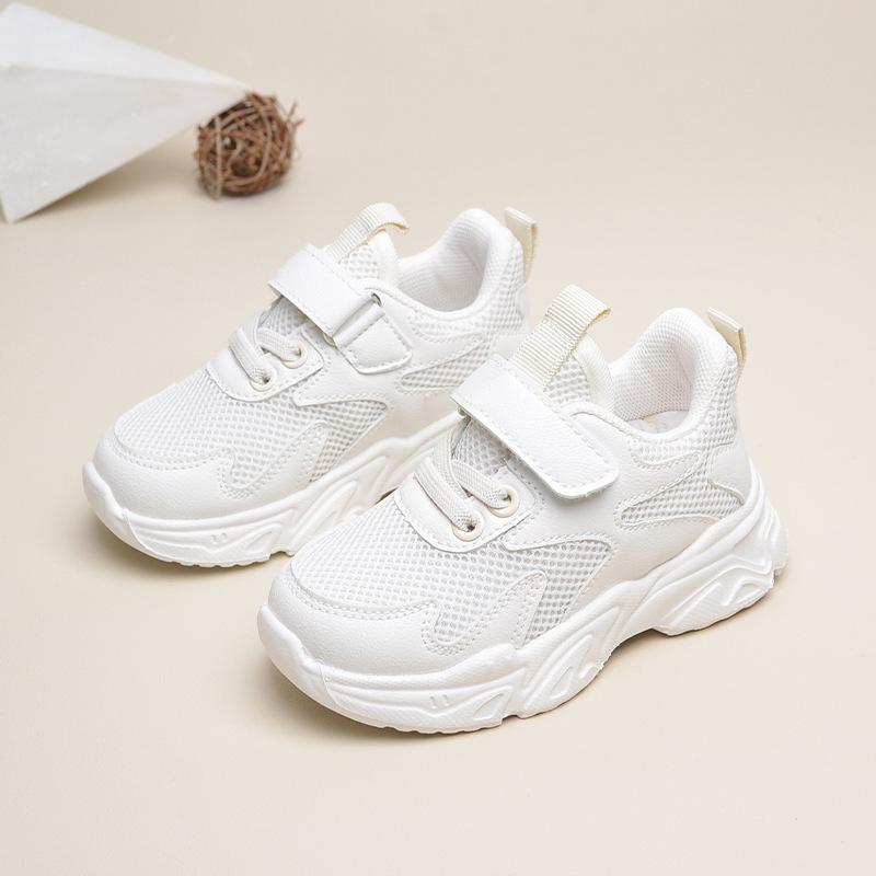 Four Seasons Kids Breathable Mesh Velcro Sneakers for Boys & Girls 23 / Inner Length 13.8 cm