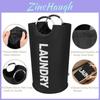 Modern Stylish Black Laundry Basket With Foldable Design For Convenient Storage Solutions