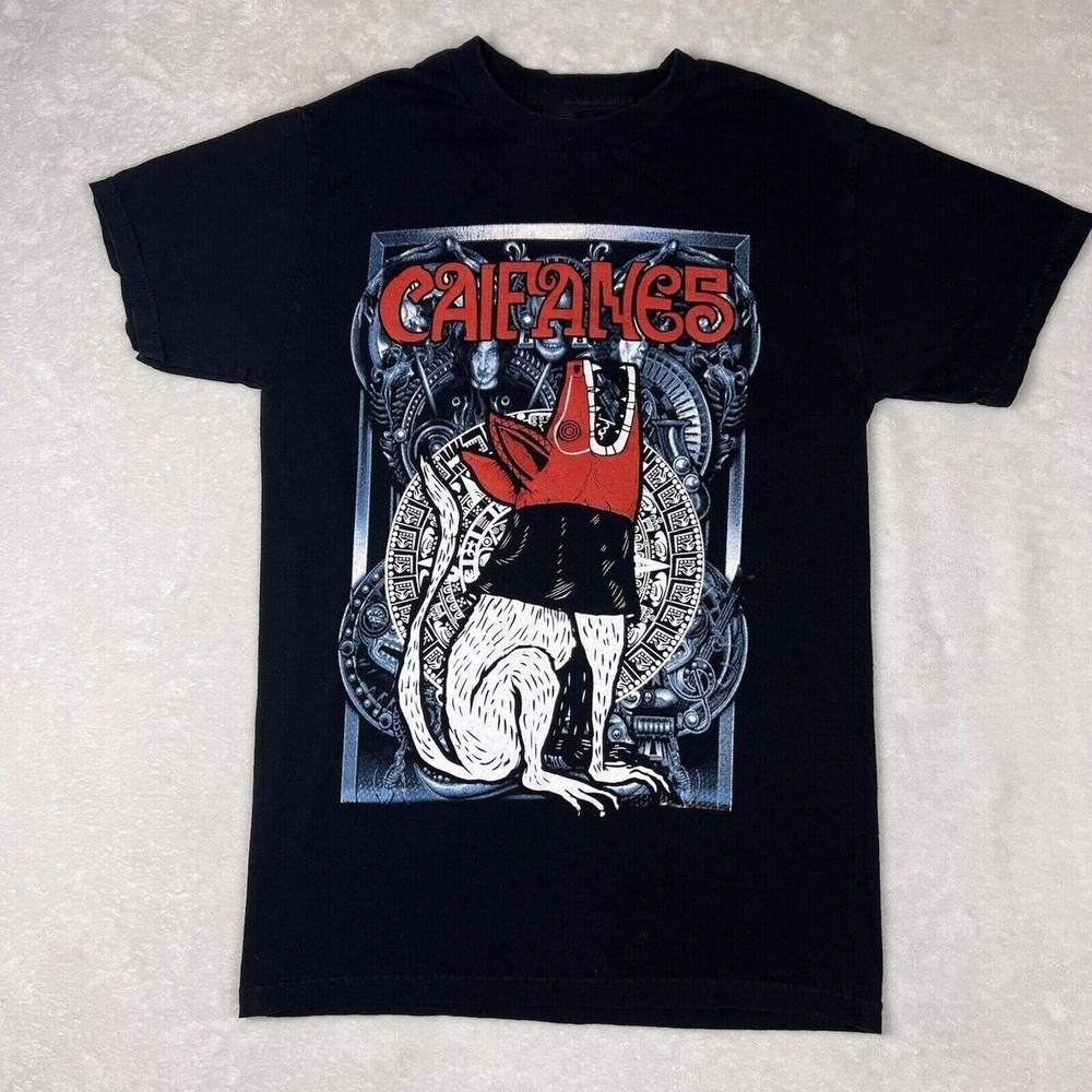 Caifanes Mexico Band Jaguares.Gira Shirt Classic Black Unisex S-5XL 16D318 Unisex T-Shirt XL