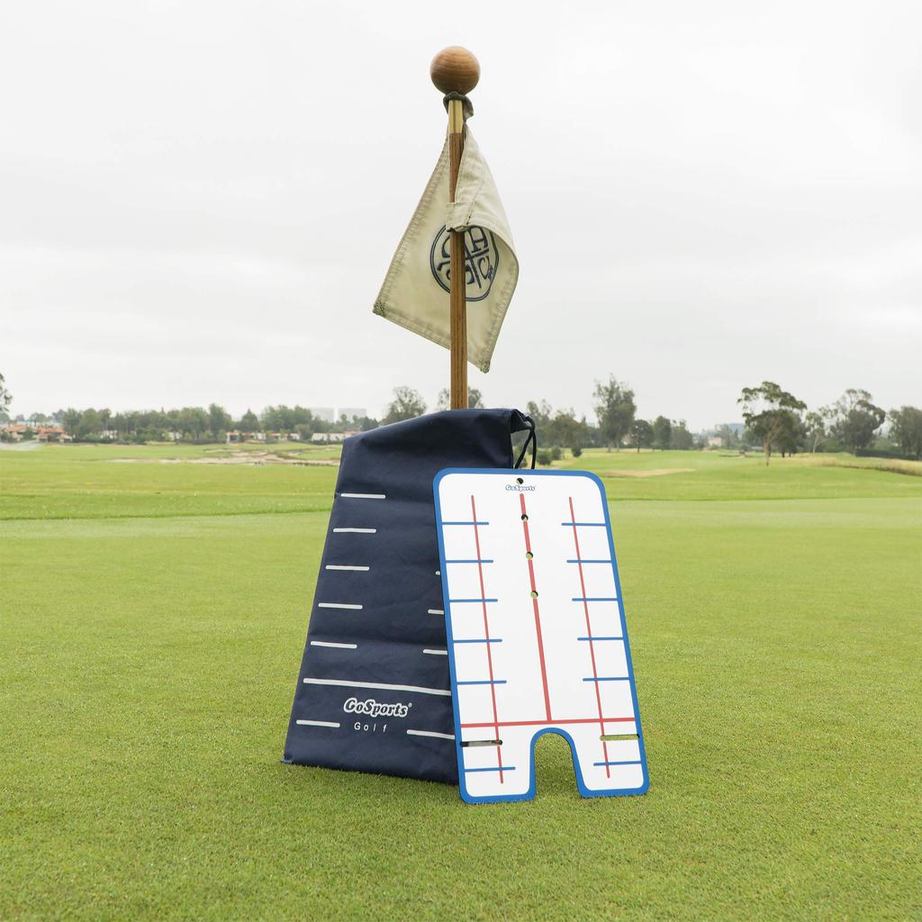 (12" Standard Mirror) - GoSports Golf Putting Alignment Mirror - Indoor Outdoor Eye Line Guide - Putt Like The Pros (Choose Between Standard and XL