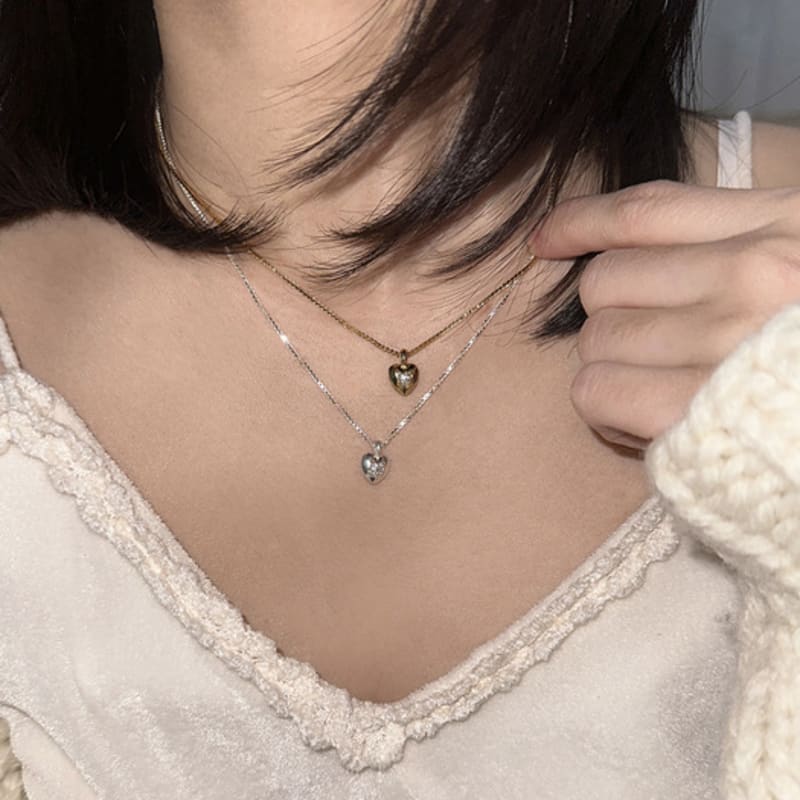 VINOOM Heart Cubic Necklace