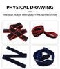 High Quality Customized Yoga Mat Strap Ballet Elastic Jacquard Logo Stretching Resistance Band Spandex/Nylon 40mm Convenient