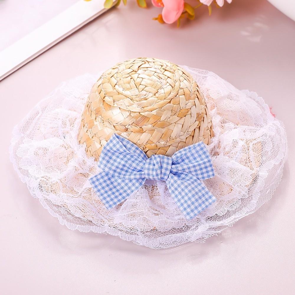 Sun Protection Pet Straw Hat Adjustable Dog Fisherman Hat Fashion Pet Sunshade Hat Summer Season