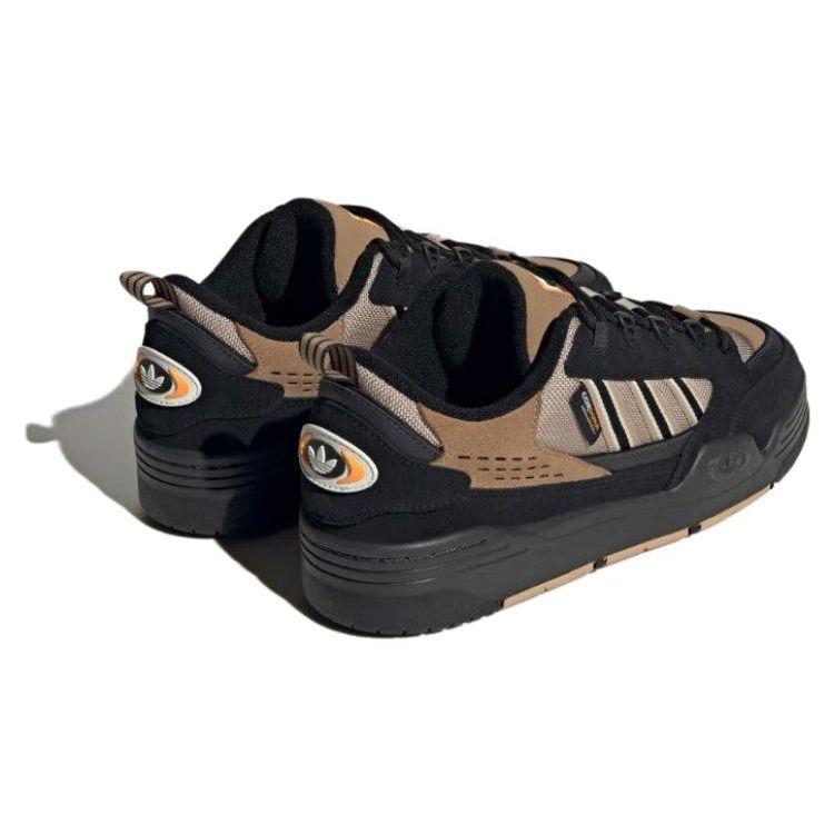 Adidas Originals Adi2000 Fabric Comfortable Versatile Durable Low-Top Skate Shoes Unisex Sneakers Black Yellow ID2097
