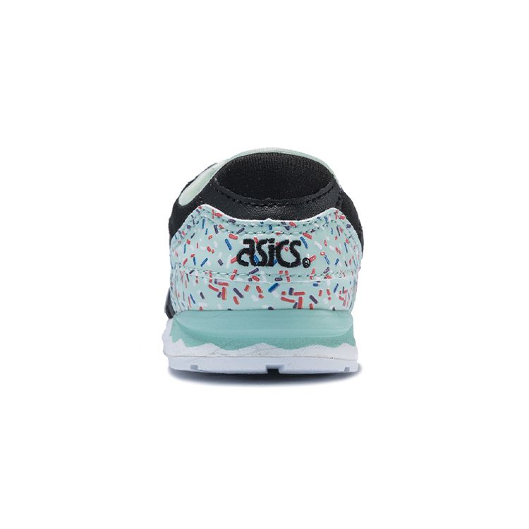 Asics Gel-Lyte 5 Durable Low-Top Walking Shoes Baby Shoes Black Green C7A7Y-9090