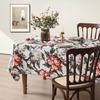 Bedruckte Tischdecke im Vintage-Stil – rechteckig, Ölgemälde-Design für Ess- und Couchtische, handgefertigtes Polyester