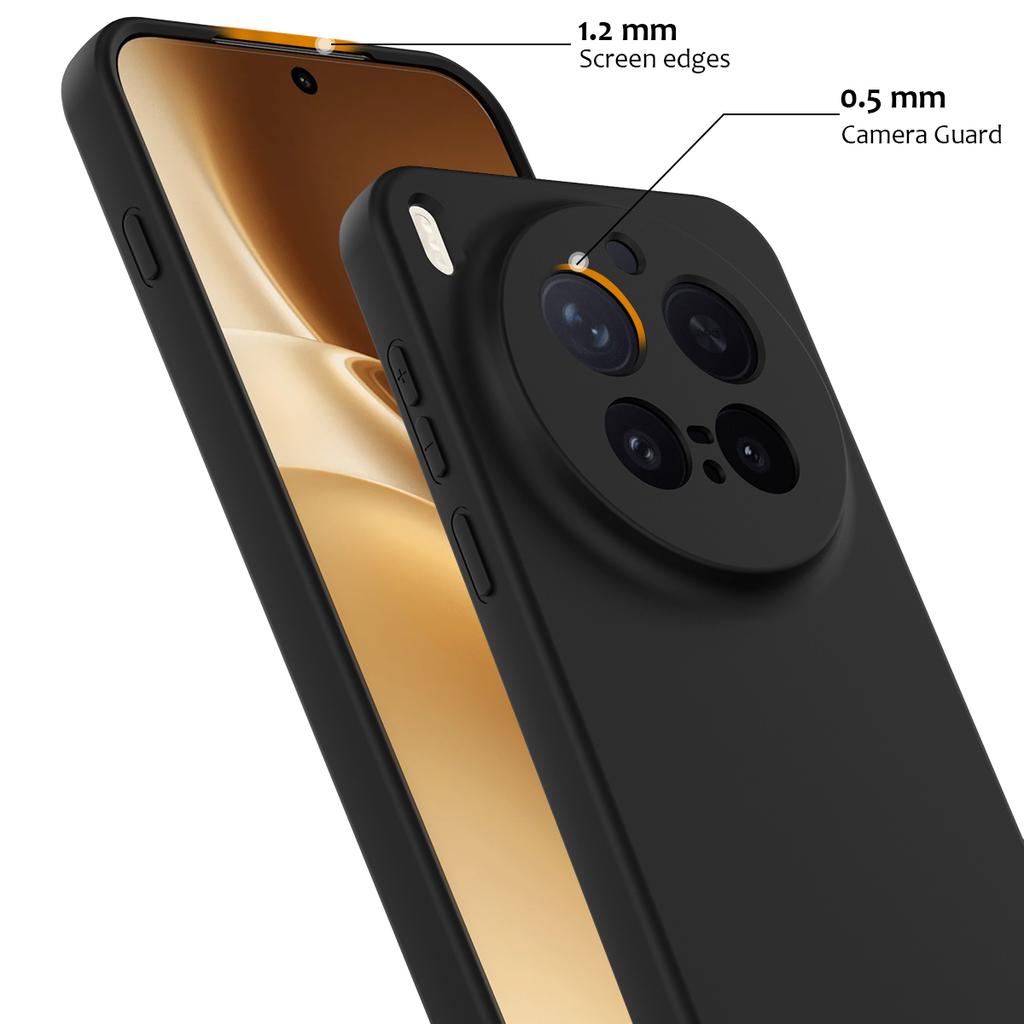 Für vivo X300 Pro 5G Magnetische Hülle Anti-Drop Flüssigsilikon Handyhülle mit Lanyard