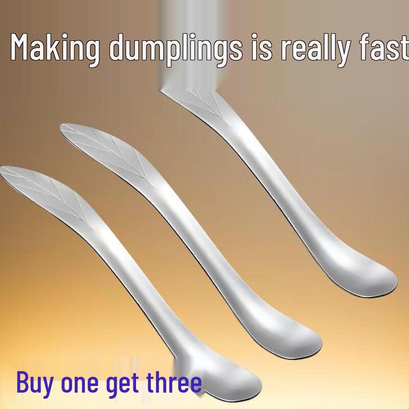Roestvrijstalen Set Lepels voor Dumplingvulling