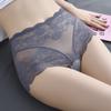 Ladies Spring and Summer Thin Sexy Lace Pure To High Waist Cotton Antibacterial Crotch Underwear