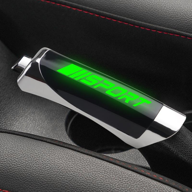 Universal Auto Handbremsgriffe Handbremsabdeckung Schutzabdeckung Kohlefaser Parkbremsdekoration Shelnterior Zubehör