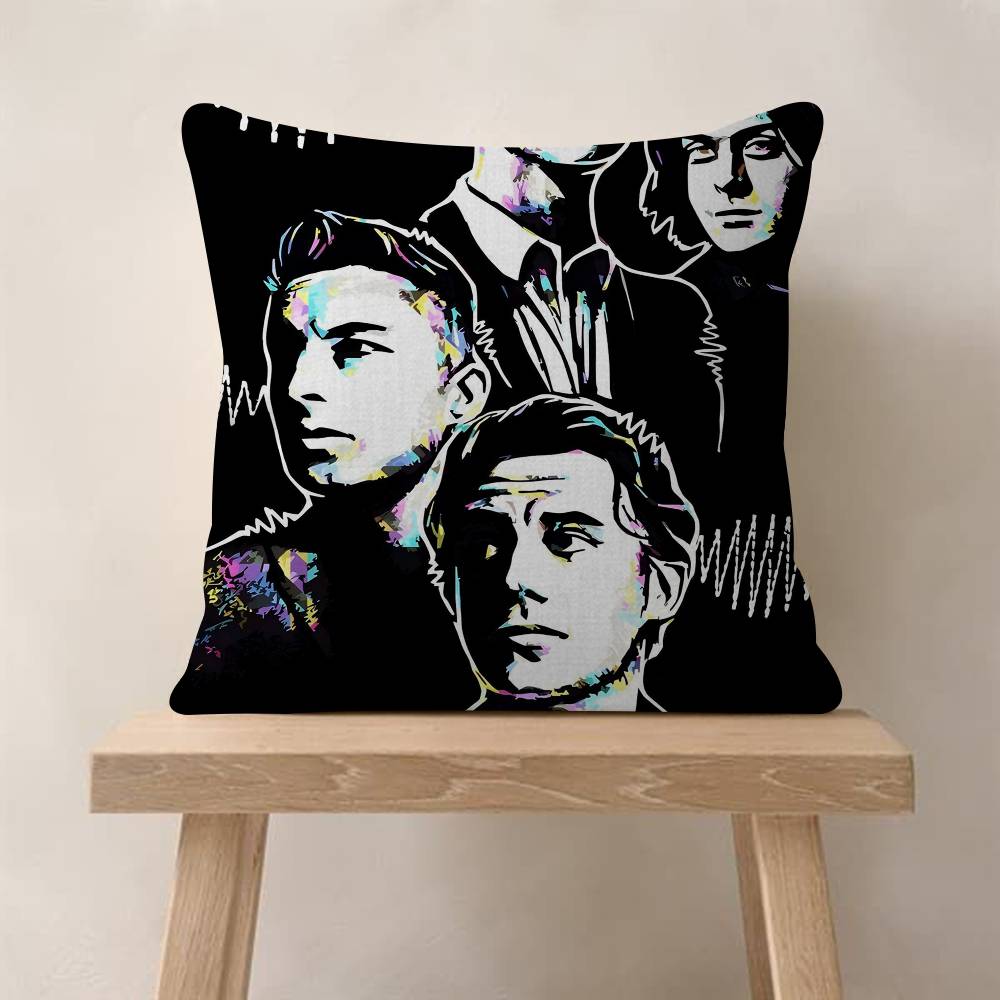 Vintage Arctic Monkeys Rock Band Music Cushion Cover Decorative Pillow Sofa Home Decor Case Pillow Cases