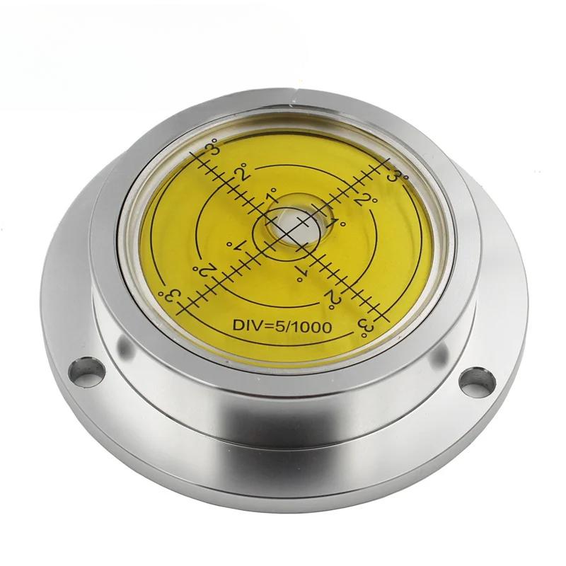 Dia90mm Rund Universal Wasserwaage Blase Perle Blister mit Kappe für Kran Bau Maschinen Leuchtende Optional