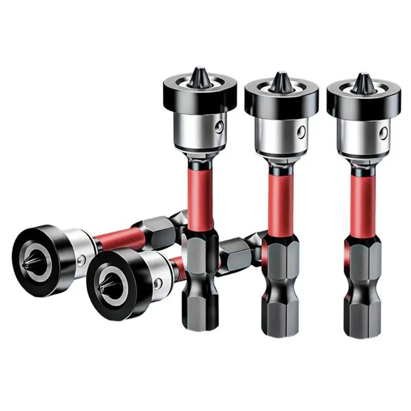 D5 Positioning Screwdriver Bits Drywall Screw Bits 50mm Gypsum Board Plasterboard Screws Locating Batch Head Drilling Hand Tools