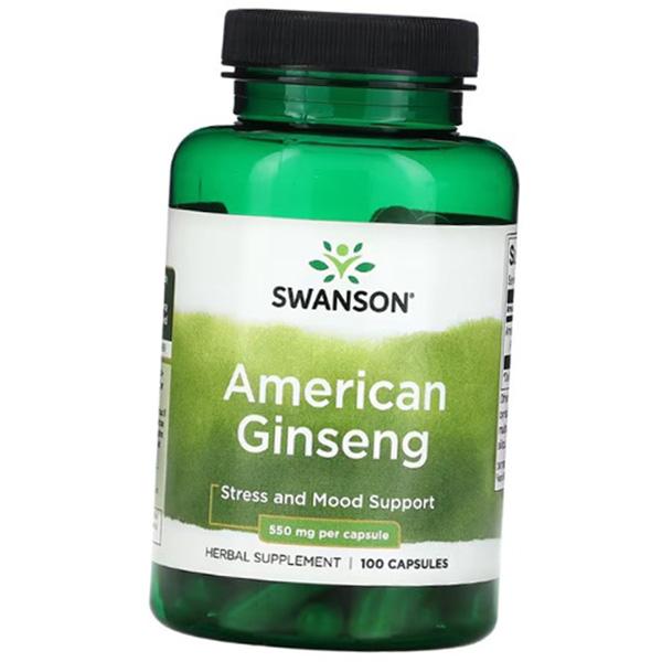 American Ginseng, American Ginseng 550, Swanson 100caps (71280204)