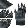 Latex Zombied Gloves Scary Moster Gloves Werewolfs Gloves Zombied Hand Gloves Horrific Demons Gloves for Halloween