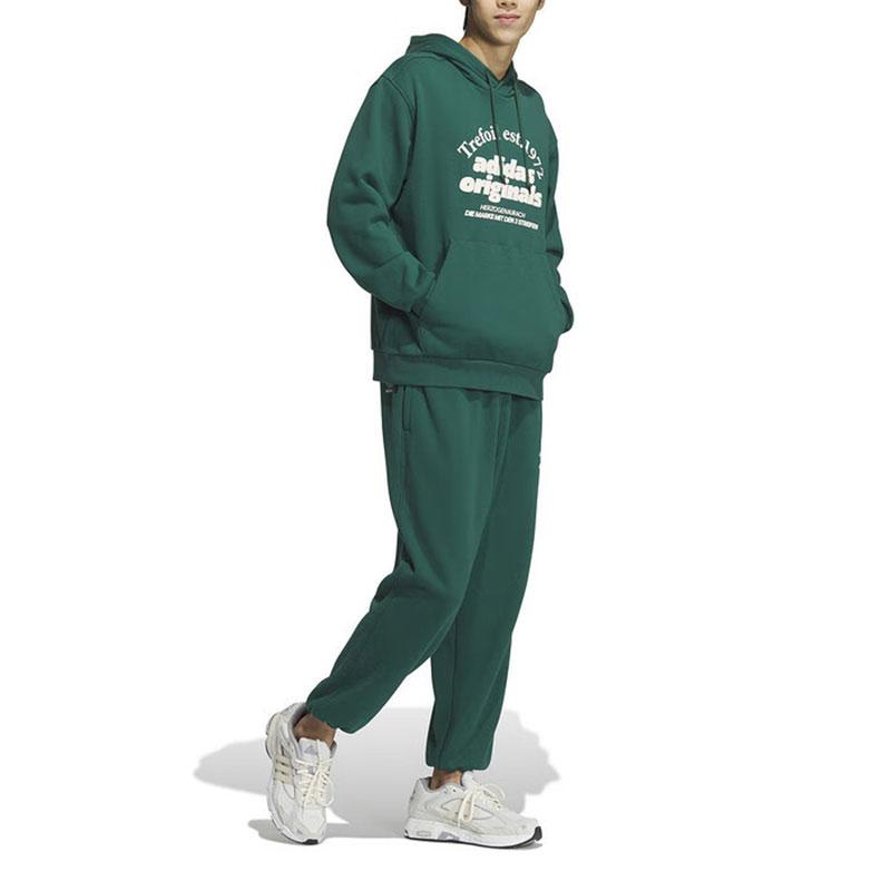 adidas Originals GRAPHIC HOODIE Sweatshirt Herren Grün JE3486