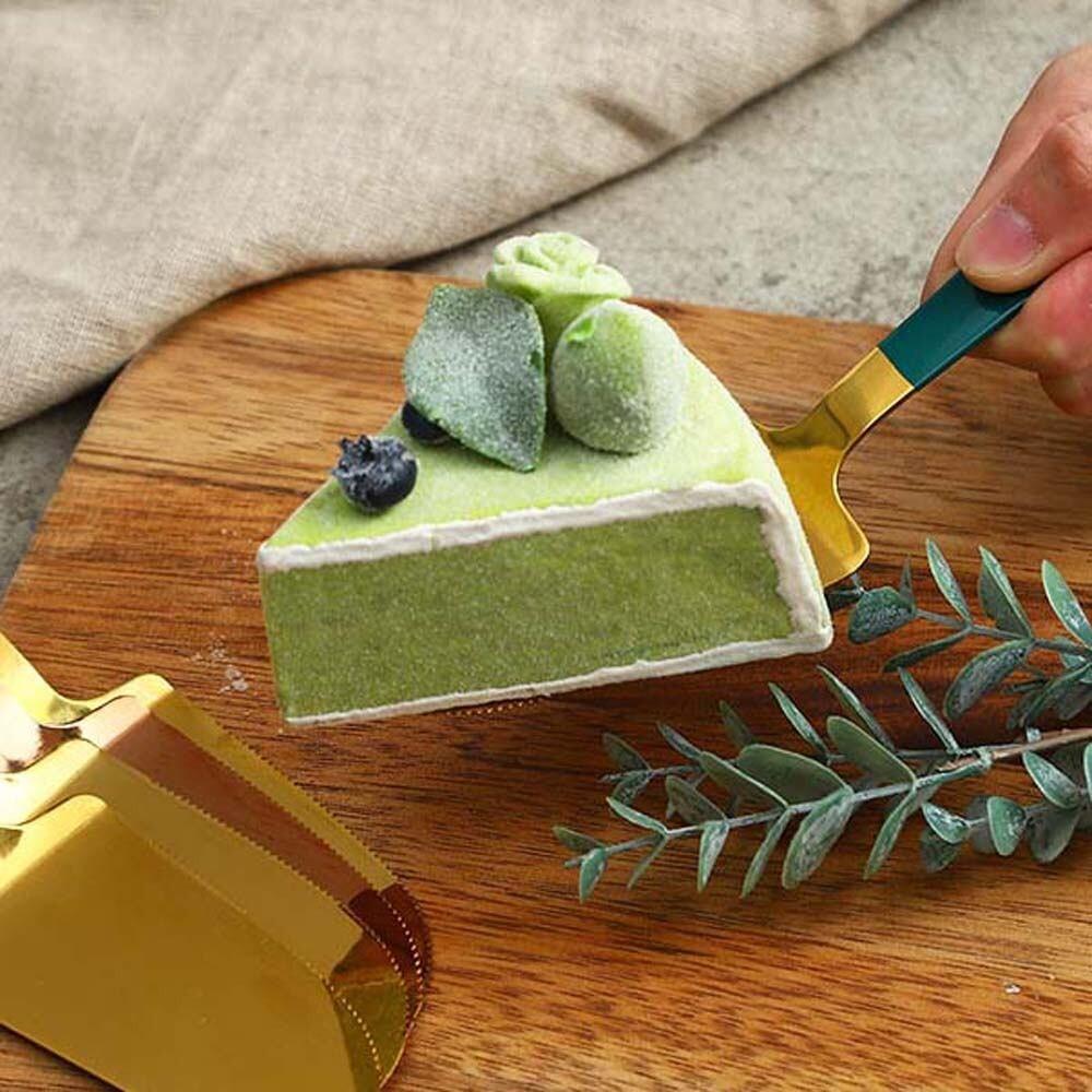 1 шт. Інструменти для випічки Набір лопатки та ножа для весільного торта з нержавіючої сталі Рожеве золото Ніж для піци Інструменти для випічки Аксесуари Кухонні ножі