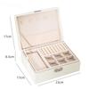 Organizer Box Double-Layer Jewelry Storage Box With Lock for Earrings, Necklaces and Other Accessories Organizing Box