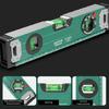 12in/24in Aluminum Ruler Strong Magnetic Ruler 45/90/180 Degree Bubble Measureing Ruler Ruler Tool