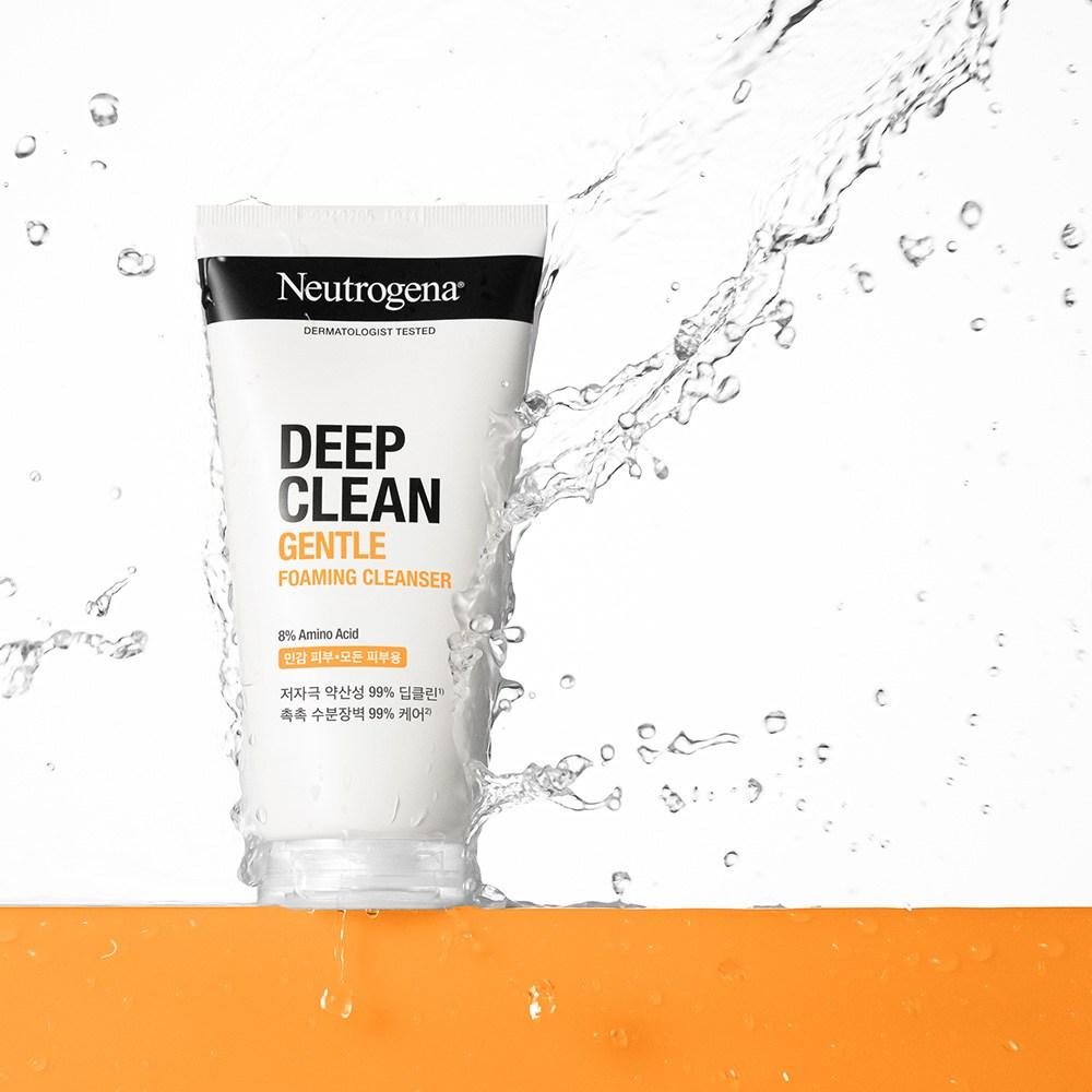 Neutrogena Deep Clean Mildly Acidic Gentle Foaming Cleanser, 100g, 2 Units
