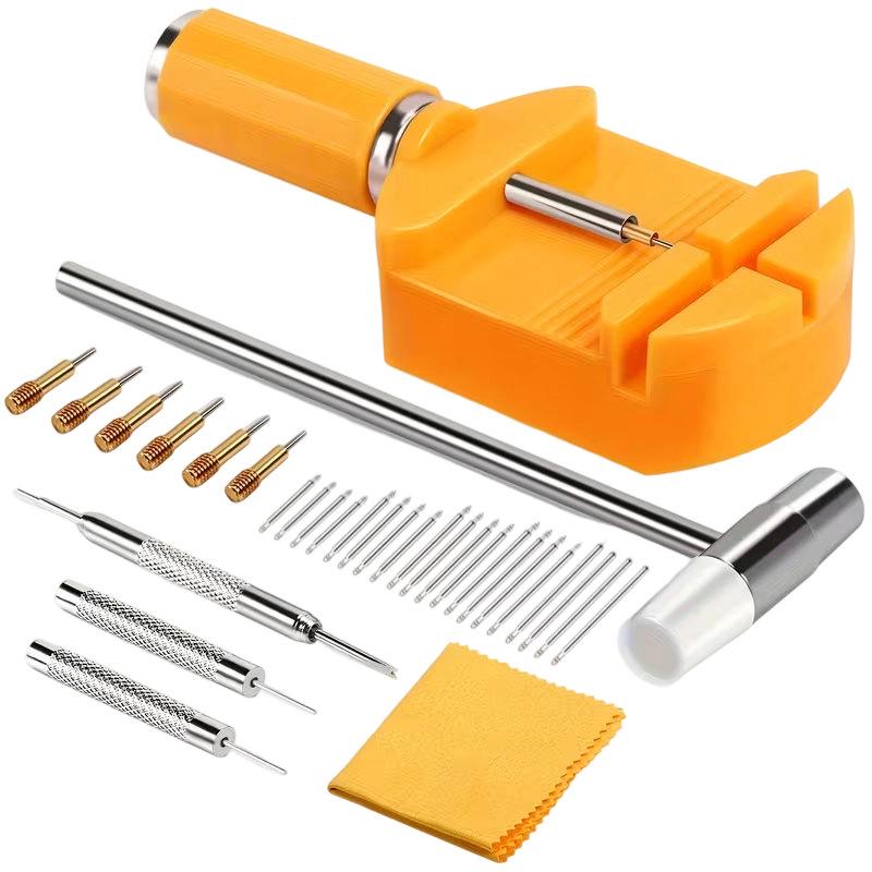 32-Piece Watch Repair and Adjustment Tool Set for Band and Link Replacement