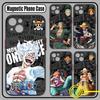 Anime Ones Pieces Luffys Zoros Phone Case For Samsung Galaxy S25 S24 S23 S22 S21 S20 FE Plus Ultra 5G Matte Magnetic