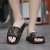 Herrensandalen aus echtem Leder, bequeme Herrensandalen, Hausschuhe, Sommerschuhe für Herren, Verkauf, echte Herren-Slipper, Flip-Flops