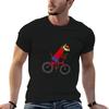 Funny Ferret Riding Bicycle Art Tshirt Unisex T Shirts Graphic Essential T Shirt Tshirt