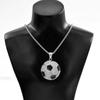 Metal Chain Football Pendant Choker Jewelry Soccer Necklace Personalized Football Necklace  Men